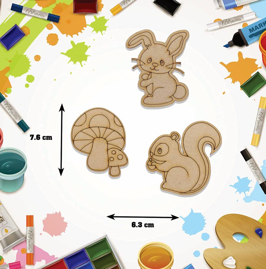 Board Animal Shape Cutouts Craft (Set of 12) - Image 6