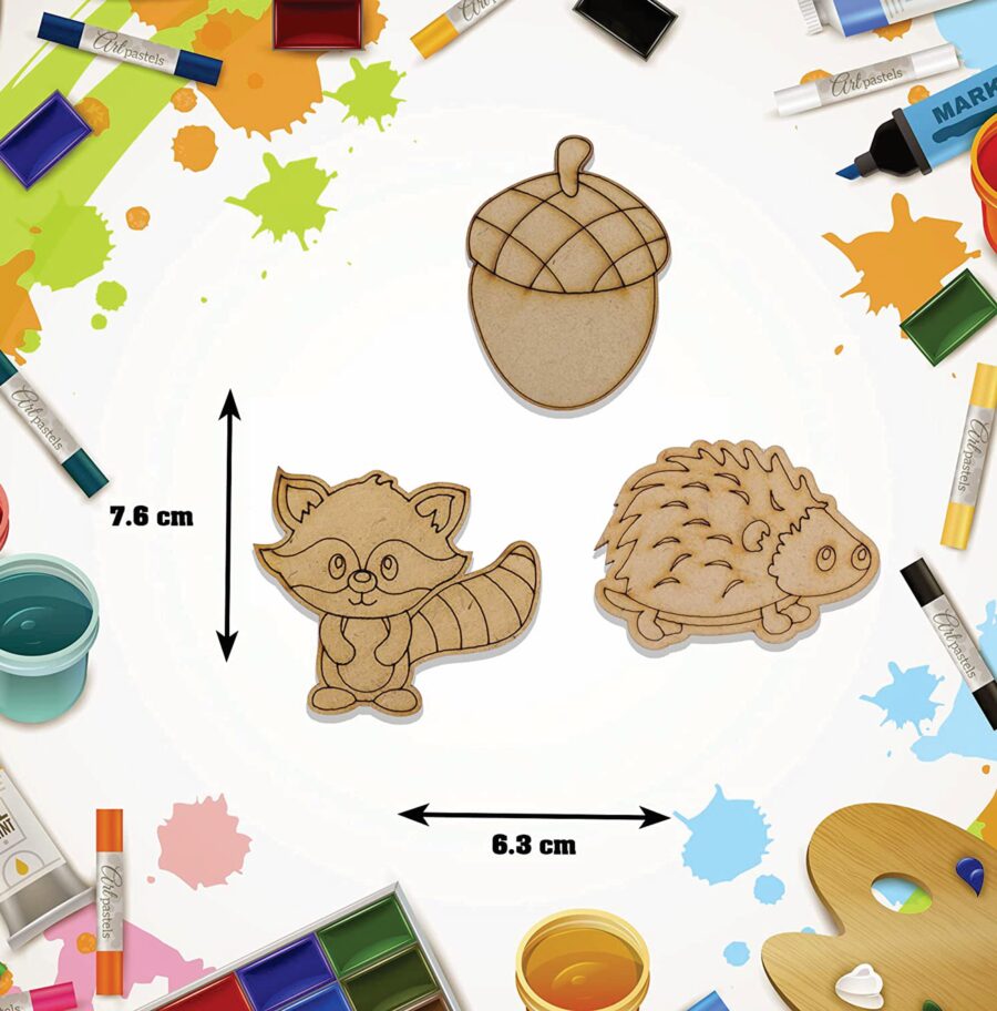Board Animal Shape Cutouts Craft (Set of 12) - Image 5