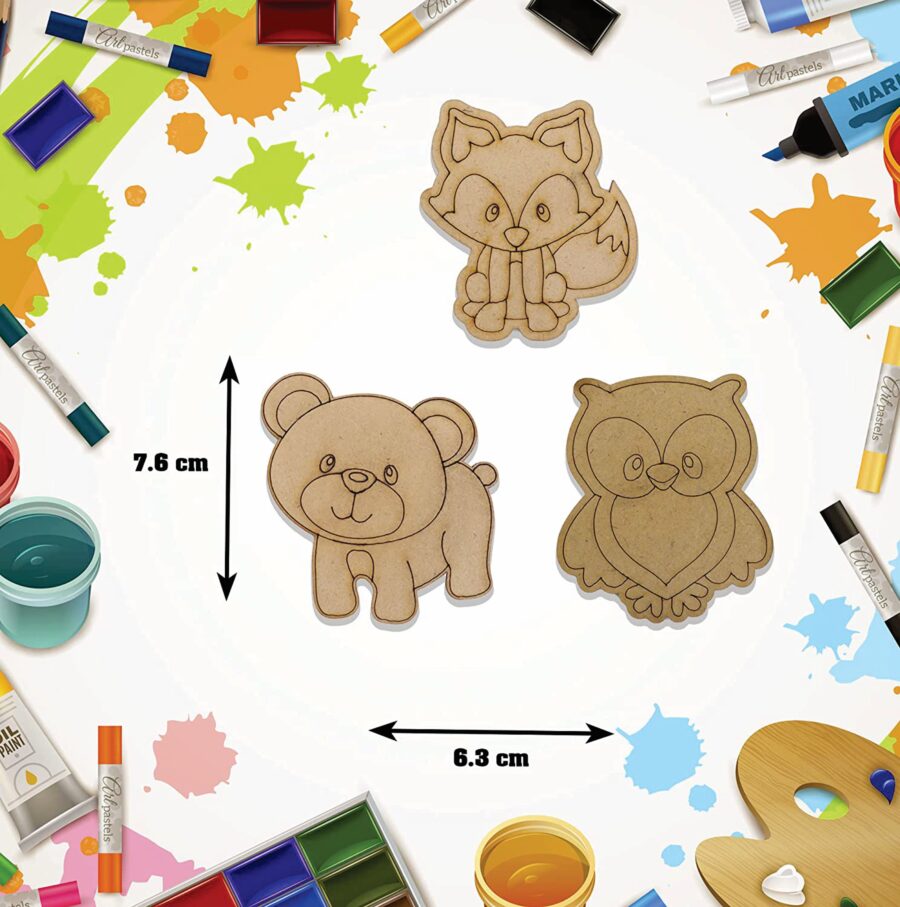Board Animal Shape Cutouts Craft (Set of 12) - Image 4