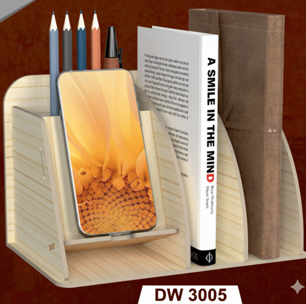 DW-3005- Book Stand Cum Mobile & Pen Stand