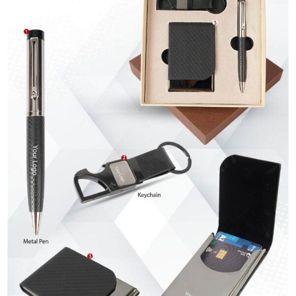 TL-1282- 3 IN 1 GIFT SET- Black