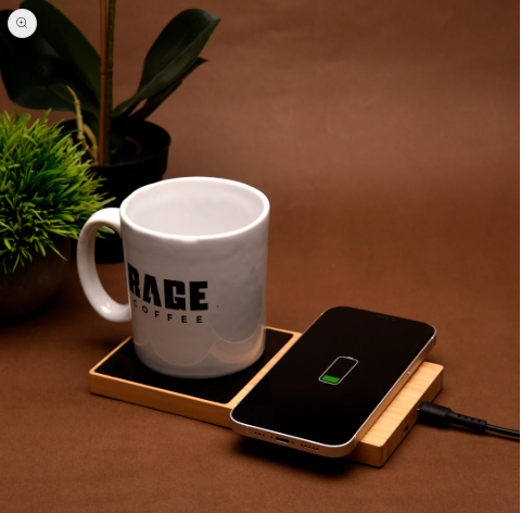 Willow 15W Wireless Charger With Cup Warmer