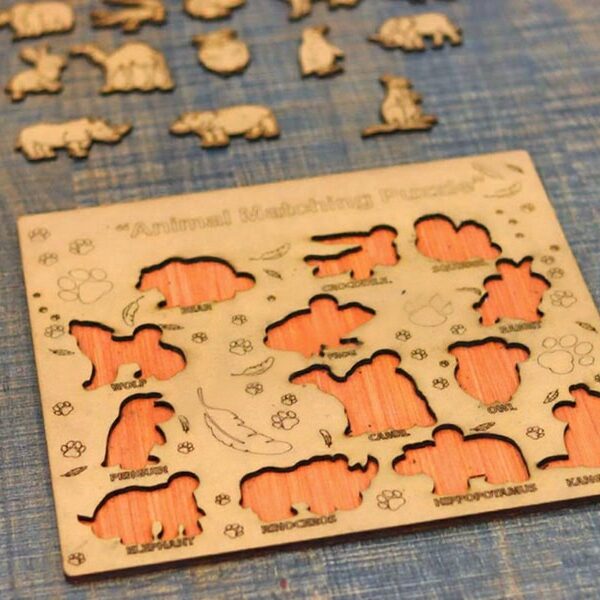 Wooden Animal Puzzle Board