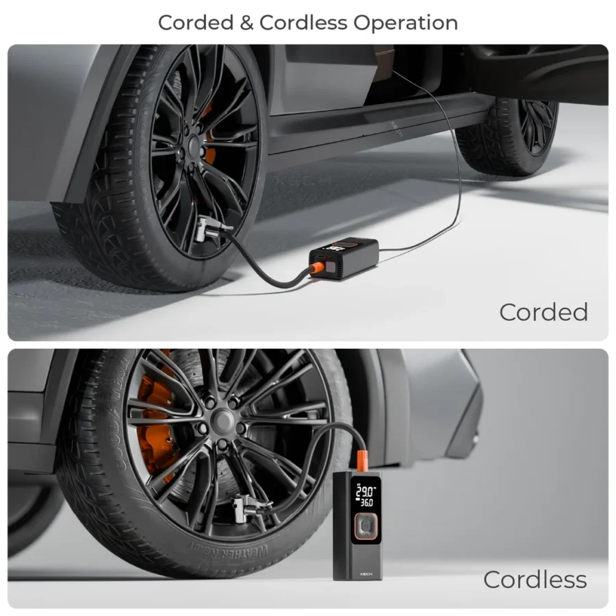 2 in 1 Cordless and Corded Tyre Inflator - Image 2