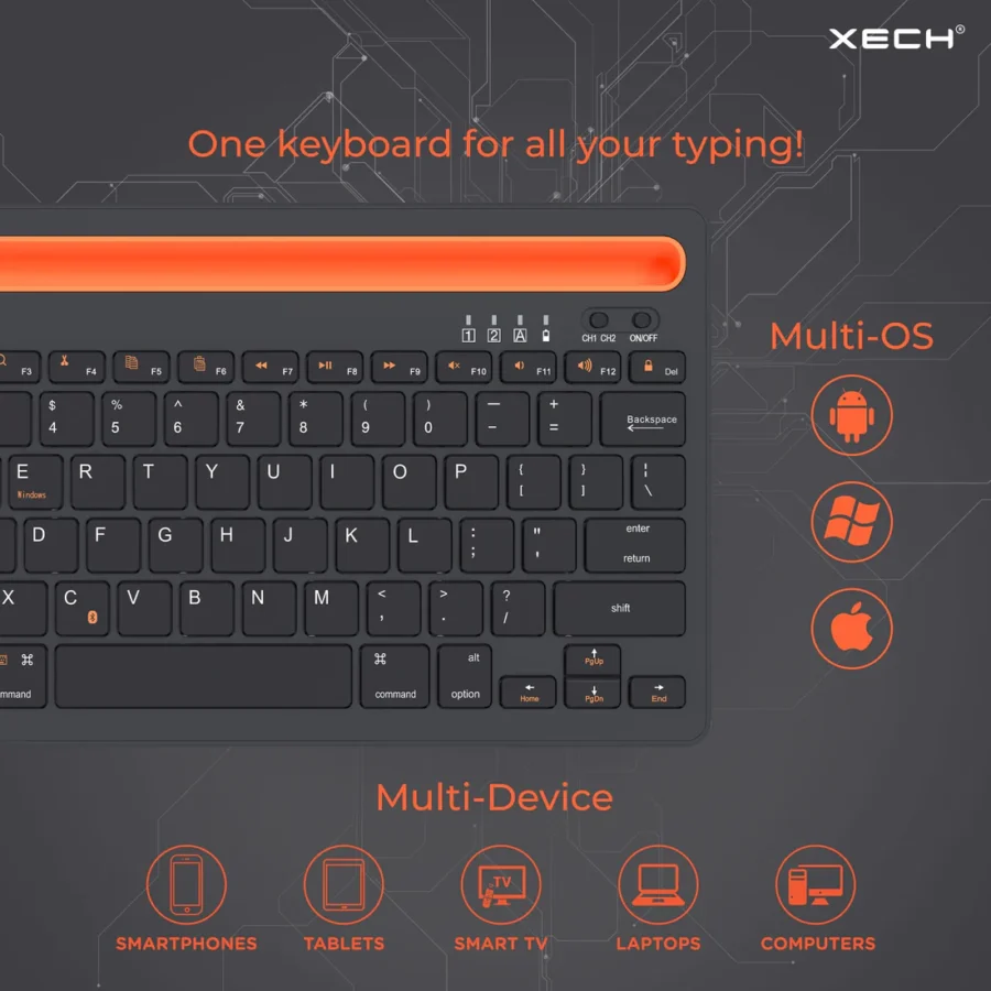 XECH Double Channel Keyboard - Image 10