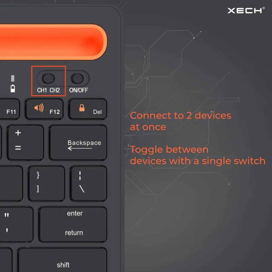 XECH Double Channel Keyboard - Image 7