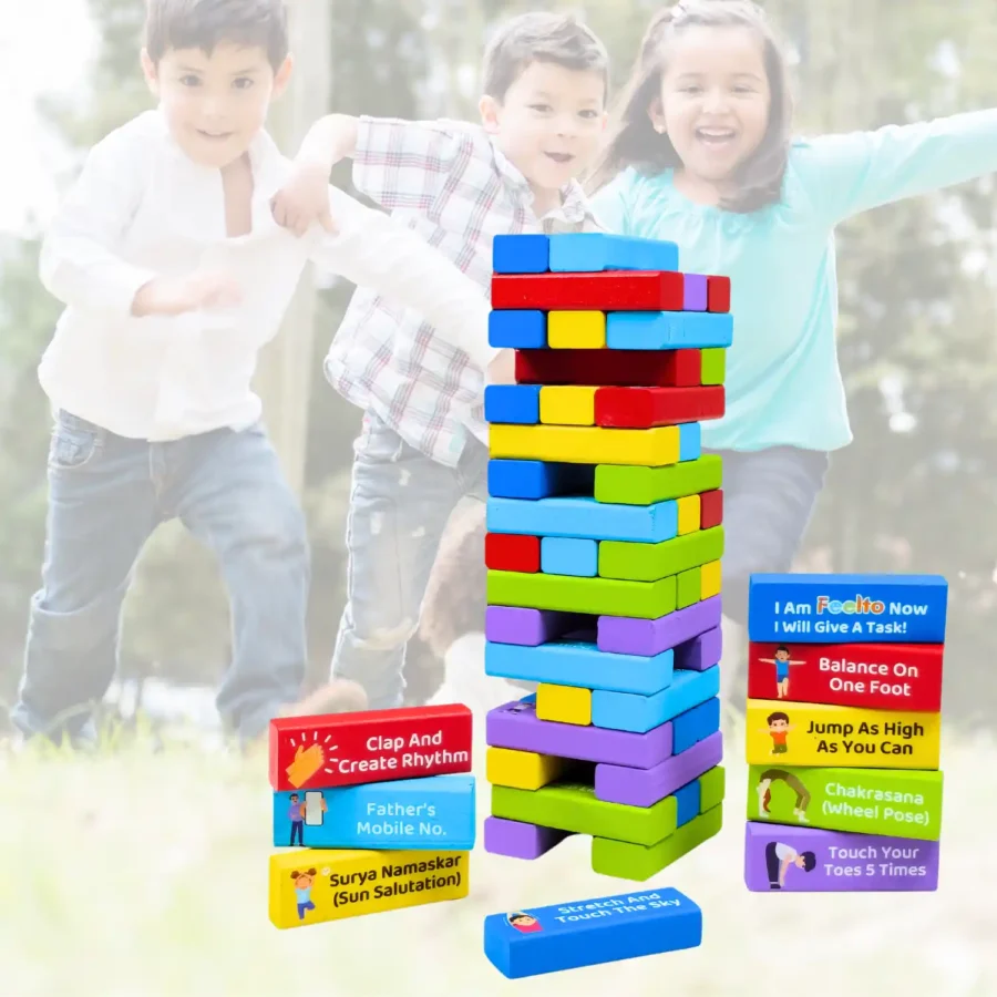 Feelto Kids Activity Tower Block
